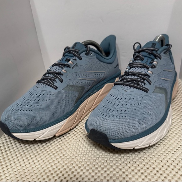 Hoka One One Arahi 5 Womens Running Shoes Gray Comfort Athletic Sneakers Sz 10B - Picture 2 of 9